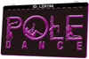 LD5194 Pole Dance 3D gravyr LED Light Sign Wholesale Retail