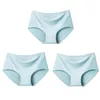 Women's Panties Silk Panties For Women Comfort Underwear Women 3PCS/set Women's Set Intimate Lingerie Woman Dropshipping