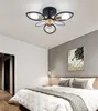 American Living Room Taklampor Moderna minimalistiska järnkrona