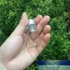 100шт 8ml 15мл 20мл 25мл Мини Стеклянные бутылки с бутылками Silver Поворотная крышка стекла завинчивающимися крышками Weding подарка Фляг Оптовая