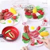 Classic Children Kitchen Toy China Cookware Hot Pot Kids Pretend Cook Play Toy Simulation Kitchen Utensils Toys Kids Girls Red LJ201009