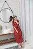 Yaz Bayanlar Kısa Kollu Pamuk Ipek Uzun Serin Nefes Cilt Bakımı Prenses Gecelik Pijama Ev Giyim1