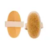 Doux poils naturels brosse bain Massage corps famille douche bricolage en bois sans main tige brosses nouveauté 3 95ol G2