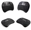 Mini i8 Teclado sem fio Luz de fundo LIGHT 24G Air Mouse Teclado Remote Control Remoto Touchpad Bateria de lítio recarregável para Andro7833482