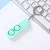 120dB Self Defense Device Dual Speakers Loud Alarm Panic Safety Personal Security Keychain Women Portable Bag Pendant Antirape