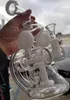 Vintage New Recycler Perc Glass BONG Hookah Pipes Brûleur à mazout avec bol peut mettre le logo du client