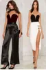 Casual kvinna ärmlös strapless sammet bodysuit sesy backless v nacke bodycon jumpsuit mode kroppstoppar kläder kvinnor kostym t200323