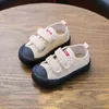 Bahar Bebek Yürüyor Ayakkabı Bebek Kız Erkek Tuval Yumuşak Alt Kaymaz Açık Çocuk Casual Çocuklar Sneakers 220115