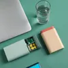 1PCS Fashion Portable Nordic Style Pill Box Tablet Pillbox Dispenser Pudełka Dytetyczne Organizator zestawu medycznego