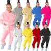 Damska odzież sportowa Długie rękaw stroje 2 sztuki Zestaw Designer Dres Jogging Sport Suit Bluza Damskie Topy Legging Womens Clothi Klw5232