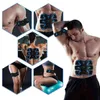 Abdominal Muscle Stimulator Trainer EMS Abs Wireless Leg Arm Belly Exercise Electric Simulators Massage Press Workout Home Gym 220292S