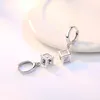 Mode Kubikzircon Box Ohrringe Silber Diamant Ohrringe baumeln Frauen Mode Hochzeit Schmuck Geschenk wird und sandig neu