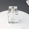 30 ml 50 ml bouteilles de parfum en verre vides en gros carré vaporisateur atomiseur bouteille rechargeable étui de parfum avec taille de voyage LX3421