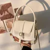 Вечерние сумки сплошной цветной площади сумка 2021 мода высококачественный PU кожаная женская дизайнерская сумка плечевой мессенджер