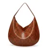 Serpentine Hobo Shoulder Bags for Women Tote Handbags Fashion Large Capacity Ladies Designer Handbags High Quality258j