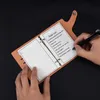 elfinbook mini الذكية reusable reusable فو الجلود دفتر ورقة المفكرة مذكرات مجلة مكتب المدارس المسافرين مثل Rocketbook T200727
