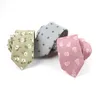 Nackband sitonjwly 6cm slips för mäns bomull tryckt blommor smal mode casual collar smal slips anpassad logotyp1