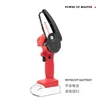 24V 550W Electric Chain Saw Lithium Battery Mini Pruning Onehanded Garden Tool With Chain Saws Rechargeable Woodworking Tool5911272