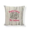 Cushion Decorative Pillow Cover Happy Campers Cushion Hudsons Sketch Couch Car Pillowcase Office Home Decorative Throw Pillows Cas275I