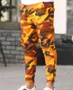 2019 men's camouflage tooling pants Pantaron Holm men's slim body sports camouflage pants Jogger running 5 color casual clothing G0104