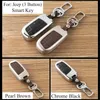 Zinc Alloy 3 Buttons Key Bag Holder Fob Case Pack Box Cover Fit For Jeep Renegade Grand Cherokee Chrysler 300C 2012-2013 Accessories