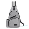 Designer Schoudertassen Grote Capaciteit Borst Tas Casual Crossbody Mens Reizen USB Opladen Anti-diefstal Packs Sling Messenger