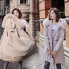 PinkyIsBlack Warm Fur Lining Long Parka Winter Jacket Women Clothing Medium Long Plus Size 6XL Hooded Winter Coat Women 201210