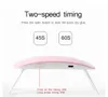 Portable Mini LED Lamp Nail Dryer USB Charge LED Light Quick Dry Nails Gel Manicure For Nail Art 6W pop 2022