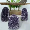 2 kg Amethyst Cluster kraftfulla djupa lila kristaller Spirituell inredning självstående rå rock kvarts geode helande reiki uruguay kristallkatedralprov polerad