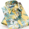Herenkorrel Hawaiiaans shirt, sneldrogend shirt, grotere Aziatische maat, zomer 2021, casual en bloemen, strand, XXL-10XL voor mannen G0105