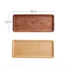 Walnut Beech Wood Prostokąt Square Drewniane Ciasto Dania Home Hotel School Desery Porcja Taca Wood Sushi Plate Sn1614