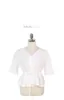 Yeni nakış gömleği yaz beyaz bluzları üstleri femme sıradan kadınlar yarım kollu kızlar bluz keten pamuklu dantel artı beden T200502