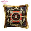 Avigers luxuriöser Kissen Druck Quaste Samt Throw Pillow Core Home Decorative European Design Srusader Sofa Schlafzimmer Kissen Y21794718