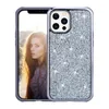 Luxury Diamond Bling Phone Fodral för iPhone 13 12 Pro Max XR XS Max X Rhinestone Glitter Back Cover