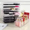 M 3 storlek Ny borstläppstifthållare Makeup Eye Shadow Organizer Clear Acrylic Cosmetic Makeup Tools Storage Box Case C197 T200117