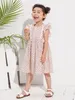 Toddler Girls Ruffle Armhole Ditsy Floral Dress SHE