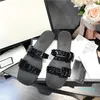 2022 Classics Frau Hohe Qualität Slipper Flache Heels Gummi Slide Sandale Plattform Chunky höhe Schuhe Sommer Geprägte Flip-Flops w5625