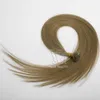 VM brasiliansk svart rak dubbel ritad platt spets Förbunden hårförlängning 100g keratin 14 till 26 tum 100 jungfruliga hårbroder 6496254