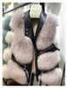 Bütün Fox Kürk Yelek Kadın Kısa Tarzı Ince Yeni Stil Sonbahar Ve Kış Kürk Kürk Yelek Yelek Için 201212
