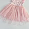 DXTON Enfants Robes D'été Pour Enfants Flare Manches Tutu Robe Licorne Filles Vêtements Vestidos Fille Princesse Robe Enfants Costumes LJ200923