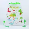 Novas crianças mochilas dos desenhos animados menino menino não-tecido sacos de cordão menino bolsas de escola chidren mochila