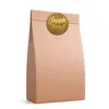 1.5inch 500pcs Kraft Paper Gold Thank You Stickers Seal Labels Christmas Gift Baking Wedding Party Envelope Decor