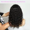 Curly Humanhair Lace Front Perruques Natural Water Wave Préparent les cheveux de bébé cheveux naturels pour femme noire Tiffanyhair1049071 Brésilien