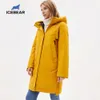 2020女性冬のジャケット女性コートとフードカジュアルウェアパーカーブランド衣類lj201021