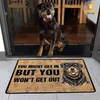 Rottweiler paillasson 3D imprimé mon chien antidérapant porte tapis de sol décor porche 220301