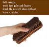 8" Shoe Shine Brush 100% Horse Hair Shoe Polish Brush Leather Shoe Cleaning Brush 201021