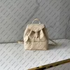 M45501 M45397 MONTSOURIS PM elegante mujer cuero de vaca genuino emobs lona hebilla mochila bolso bolso de hombro 1708790