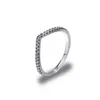Gepolijste Wishbone-ring, 18K geelgoud vergulde ringen, originele doos voor 925 zilver, roségoud, damesbruiloftsets6532569