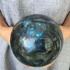 1000G Natural Labradorite Crystal Orb Orb Gemstone sfera sfera Reiki Healing 201125