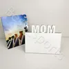 Blank Sublimation Frames Wooden Thermal Transfer Phase Plate MOM Personalized Gift Frames Mother's Day Festival Frame CYZ2975